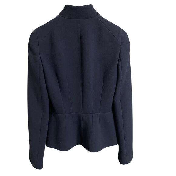 Alexander McQueen Wool Button Up Fitted Military Jacket Navy Womens 42 / US 8 - Picture 11 of 13